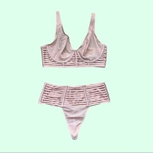 Victoria’s Secret Luxe Lingerie Mesh Set
